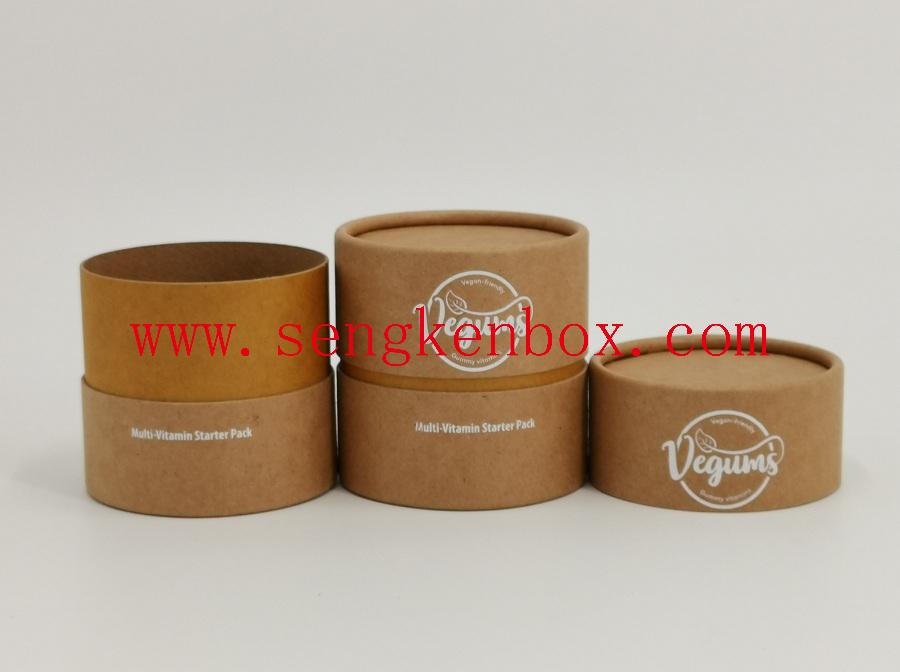 Brown Kraft Paper Canister 