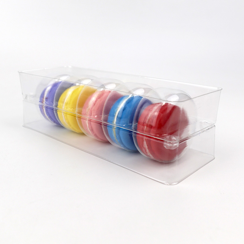 5 macarons plastic blister tray