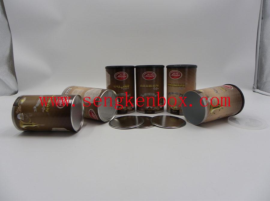 Moisture Proof Coffee Packaging Paper Cans