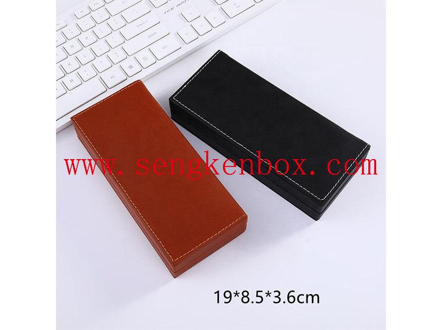 Customize Color Packaging Leather Pen Box
