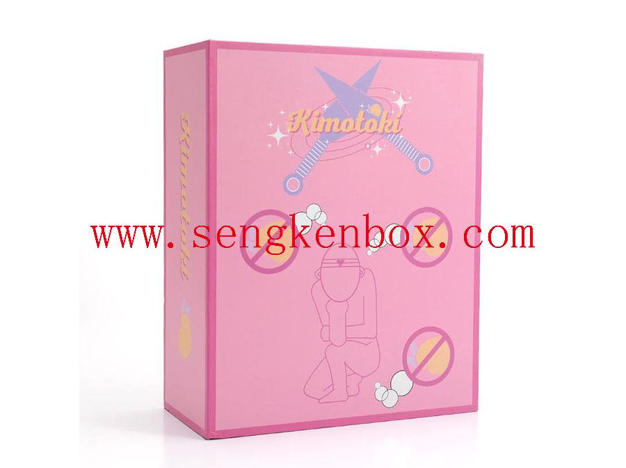 Pink Maiden Pattern Paper Gift Box