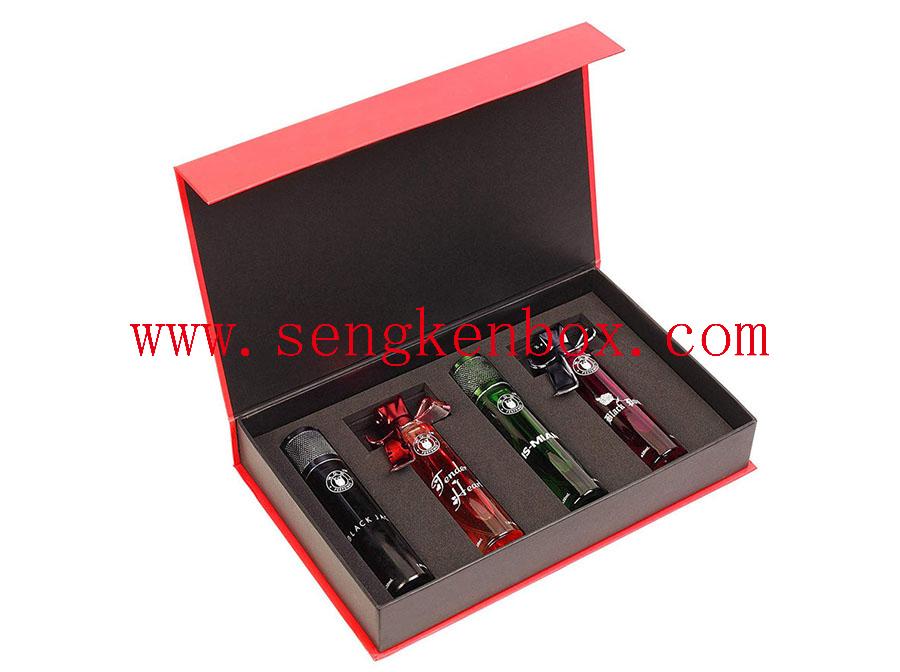 Cardboard Rigid Magnetic Perfume Set Gift Box