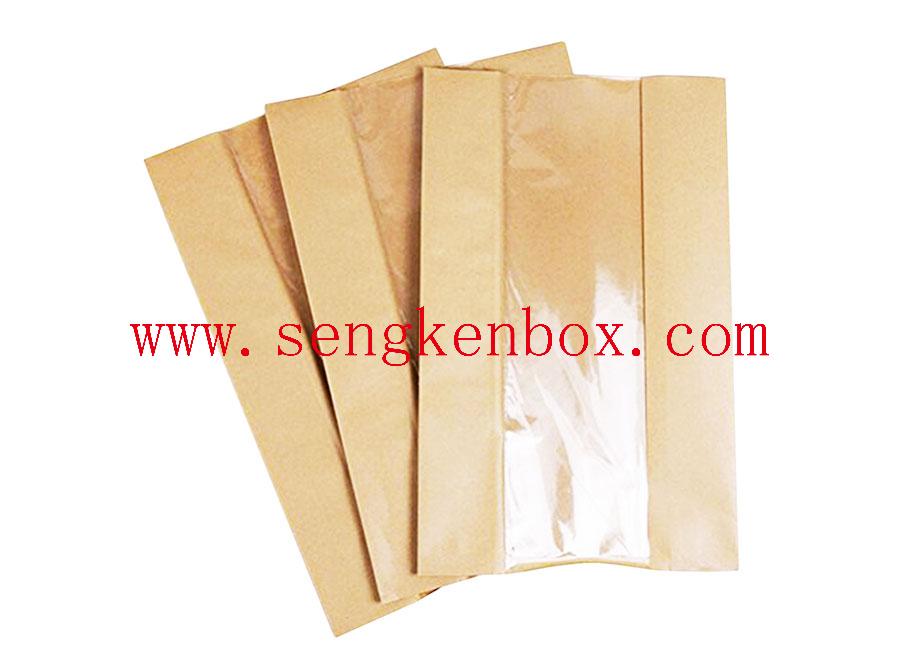 Waterproof Plastic Bread Bags With Viewing Area