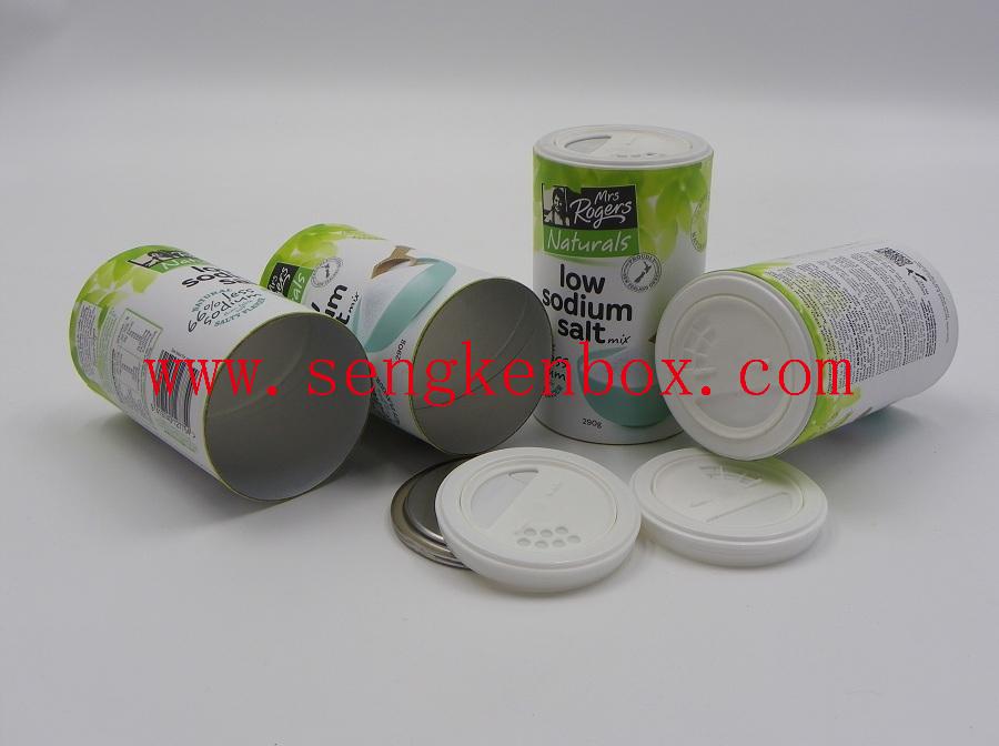 Paper Shaker Salt Canister