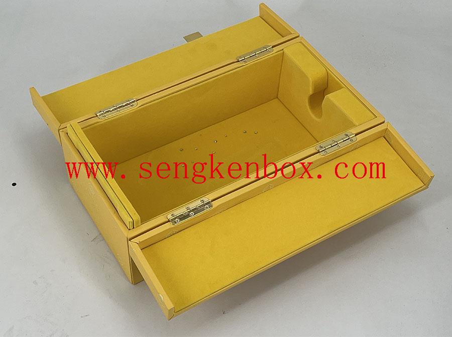 Double Door Leather Box