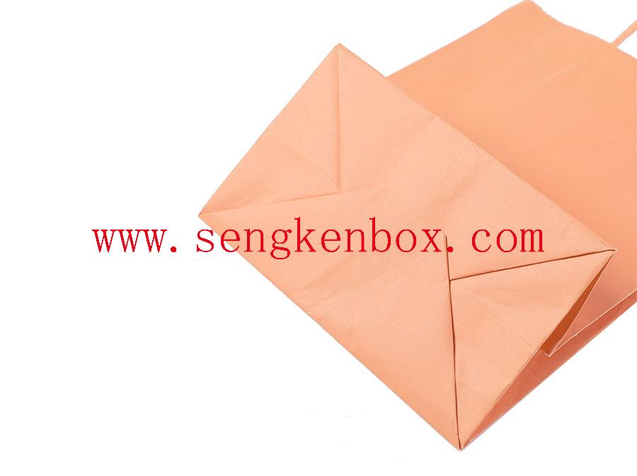 Orange Paper Gift Bag