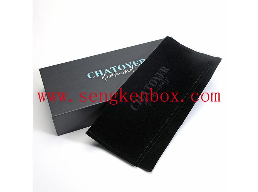 Branding Logo Matte Black Magnetic Gift Box