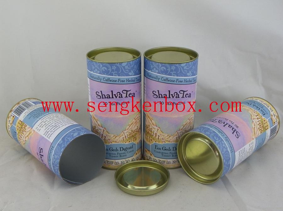 Tea Tube with Tinplate Lid