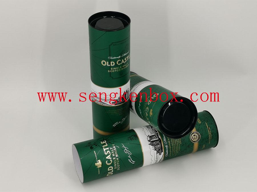 Cylinder Wine Cardboard Canister