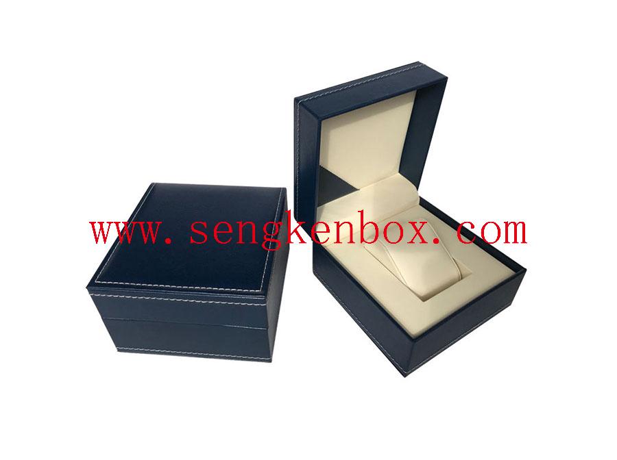High Quality Black Leather Single Watch Box