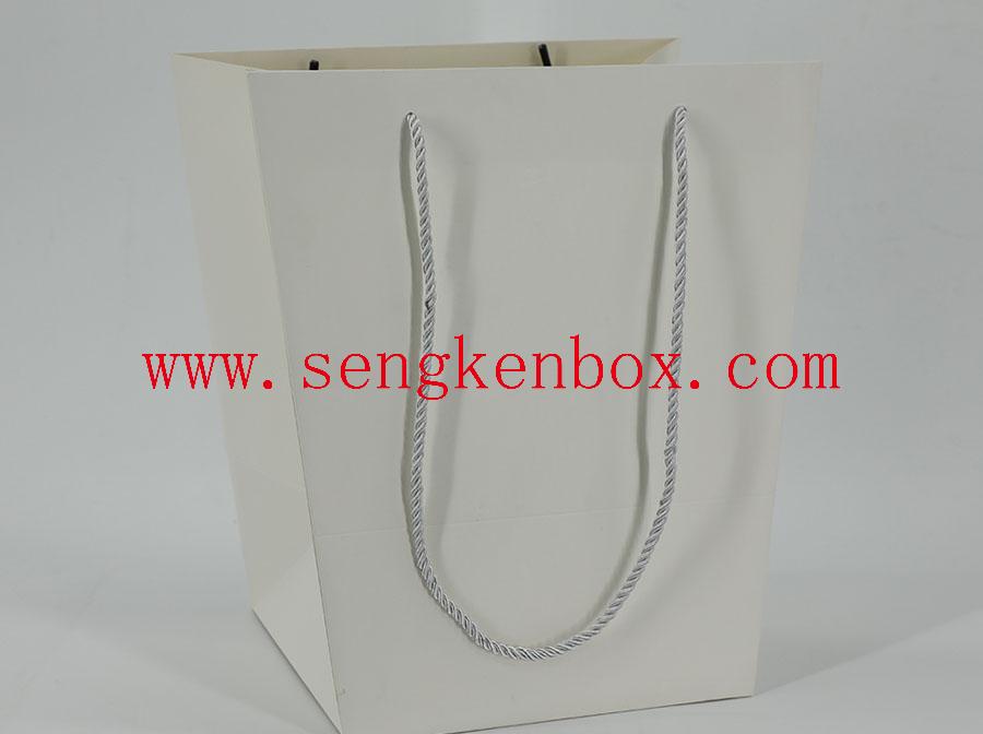 Custom Silver Kraft Paper Bag