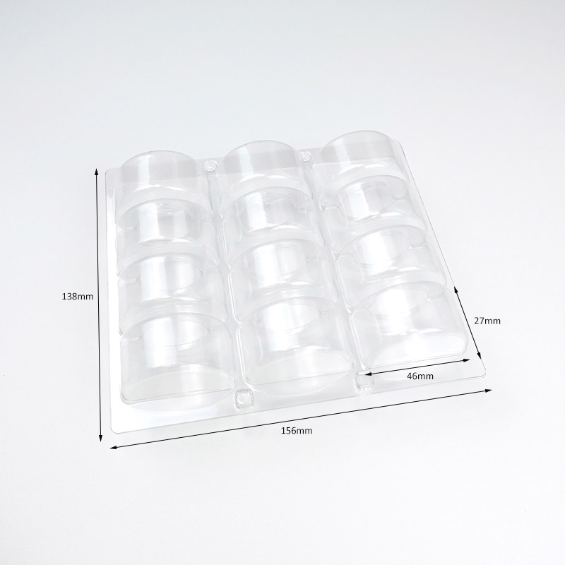 12 Macaron plastic blister tray