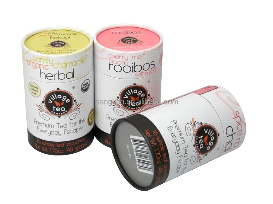 Paper Tea Packaging Canister