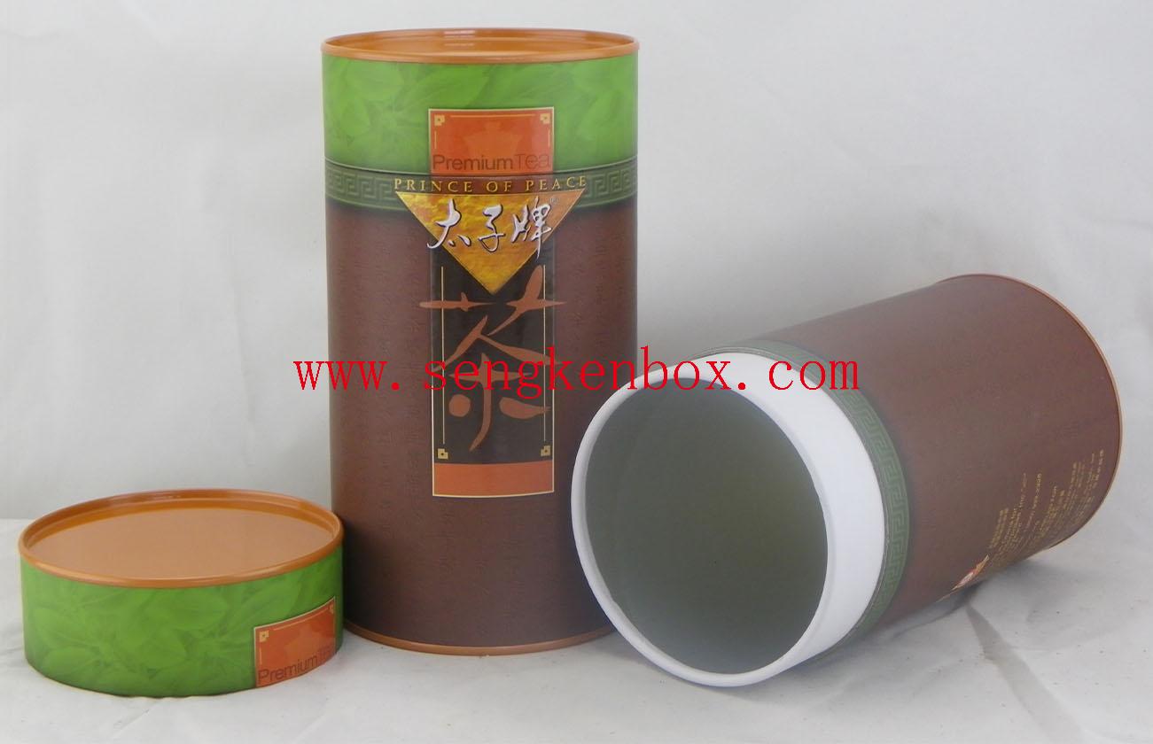 Damp Proof Plastic Inner Cover Premium Tea Cans Packaging