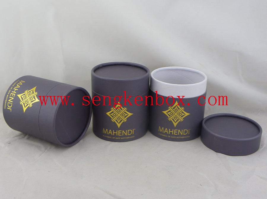 Round Paper Container Tea Packaging Tube