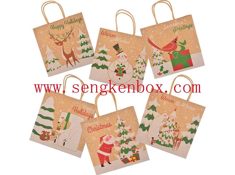 Custom Printed Kraft Paper Bag