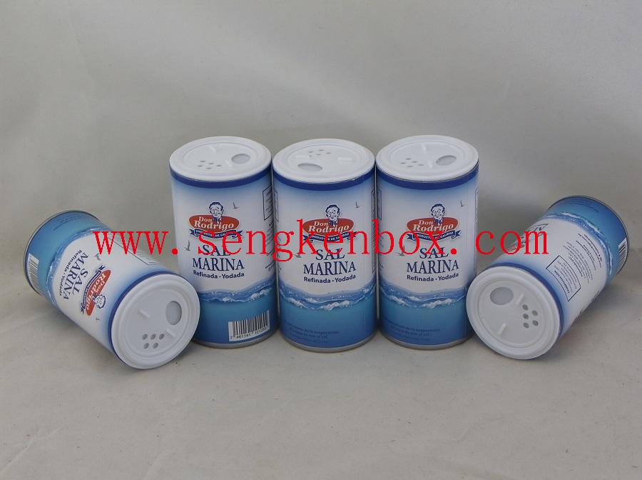 Salt Packaging Shaker Paper Cans