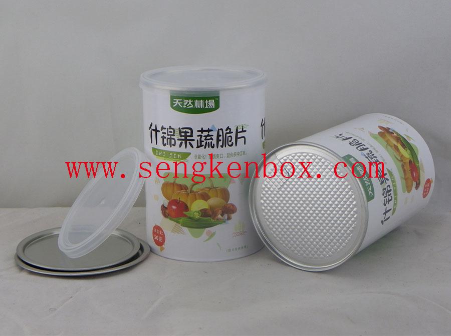 Snacks Sealed Packaging Paper Cans