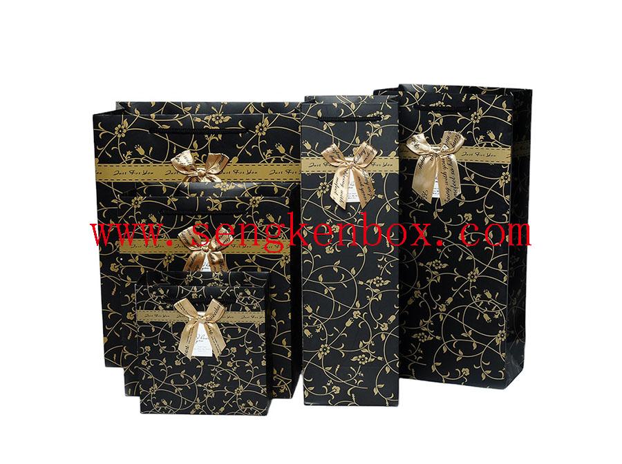 Floral Printed Gift Paper Bag