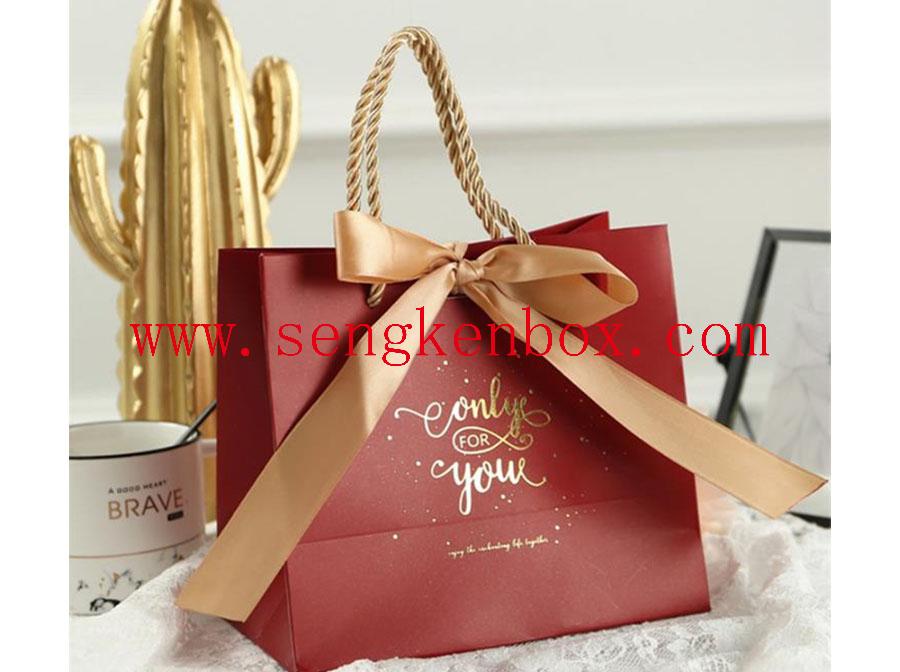 Red Festive Gift Paper Bag