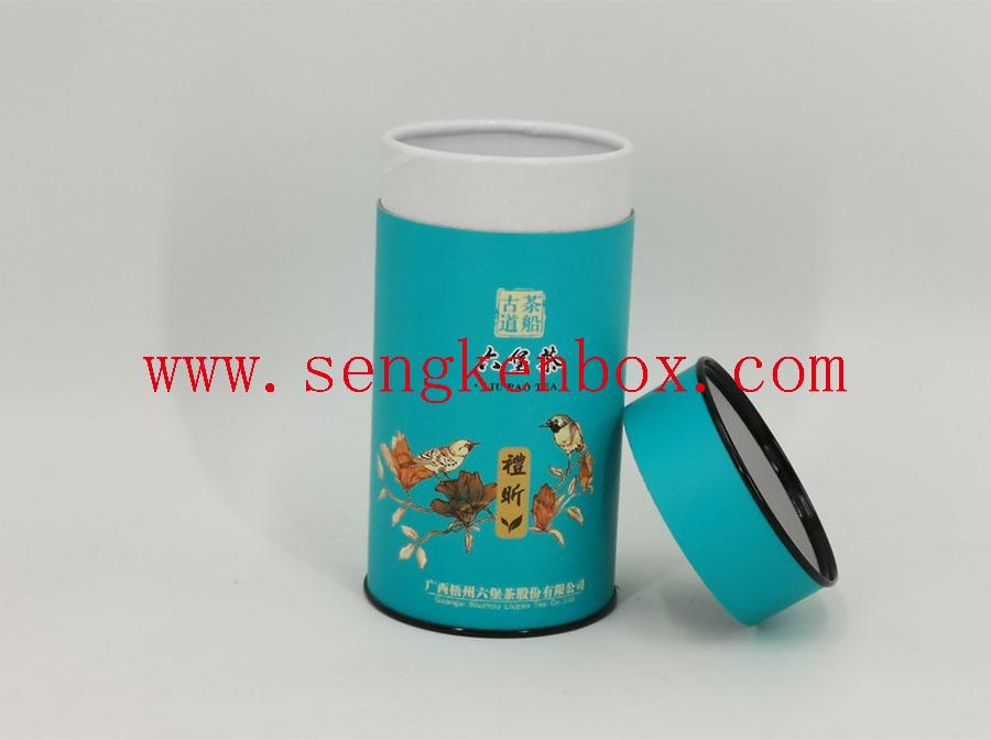 Tea Cans Packaging With Black Metal Lid