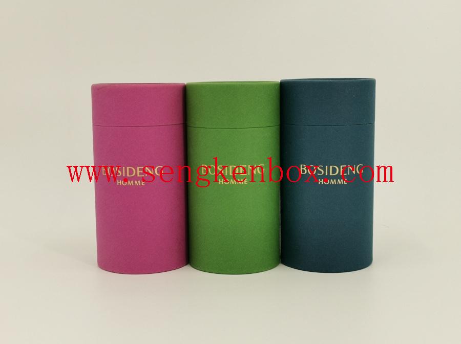 Round Homme Packaging Cardboard Box Gentleman Garment Packing Paper Tube