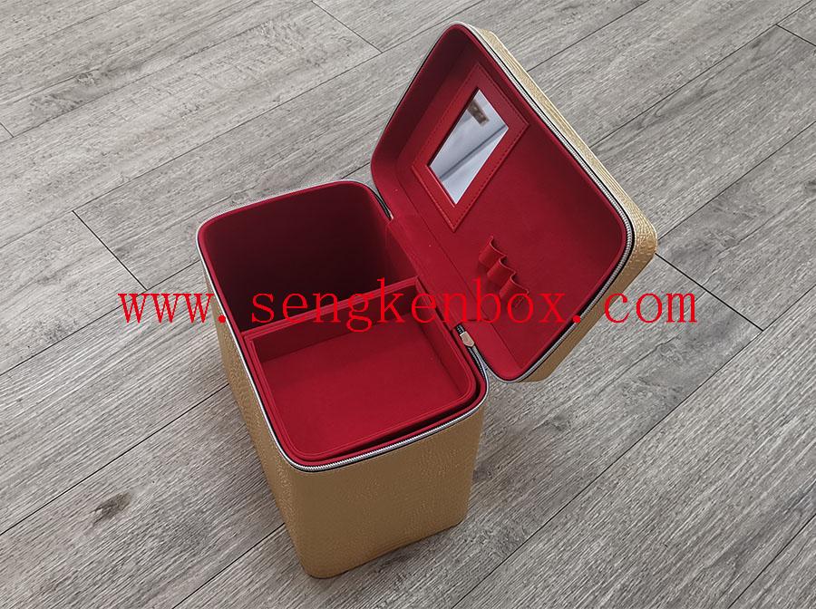 PU Leather Makeup Case Box