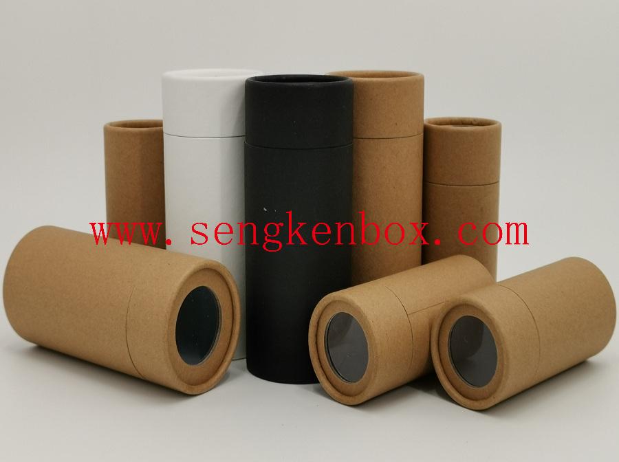 Paper Canister with Clear Window