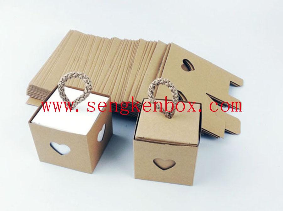 White And Brown Paper Box