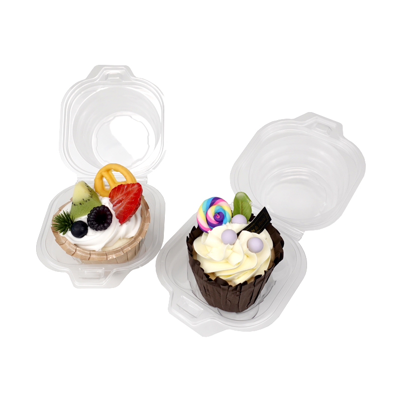 single cupcake plastic container