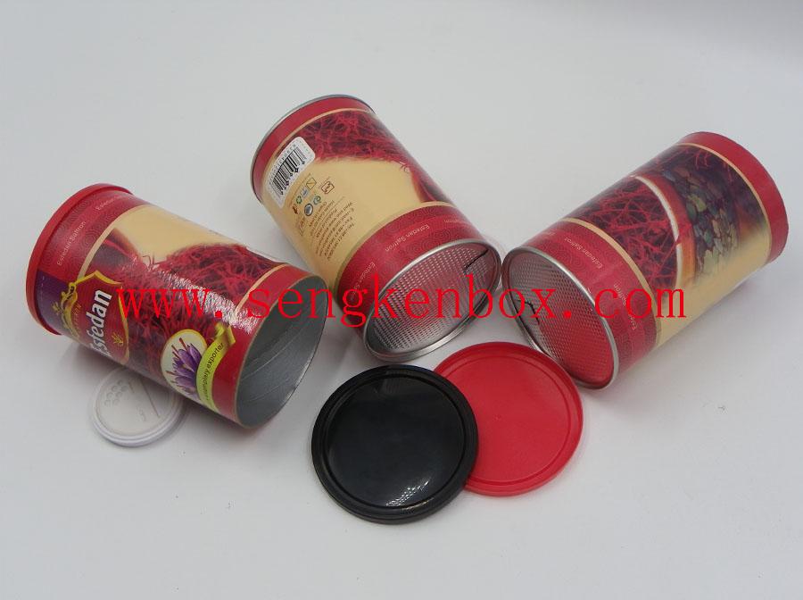 Esfedan Saffron Teas Packaging Paper Canister