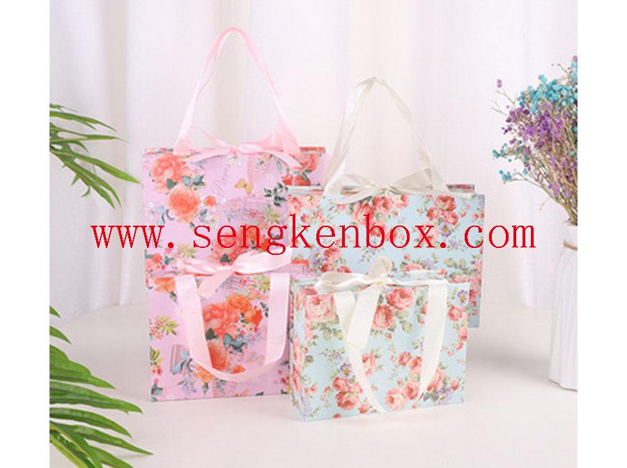 Floral Print Packaging Paper Case