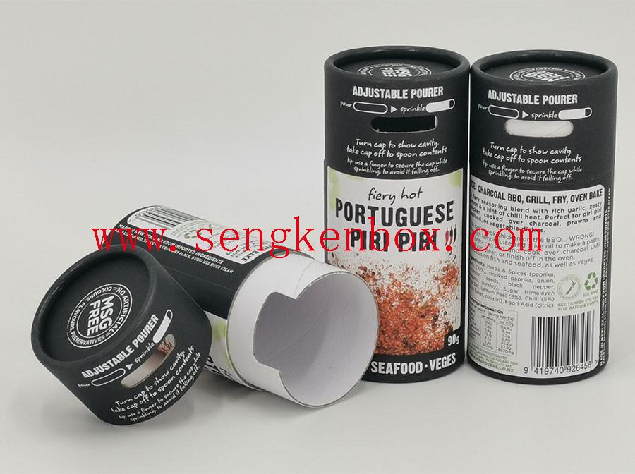 Food Grade Seasoning Paper Canister