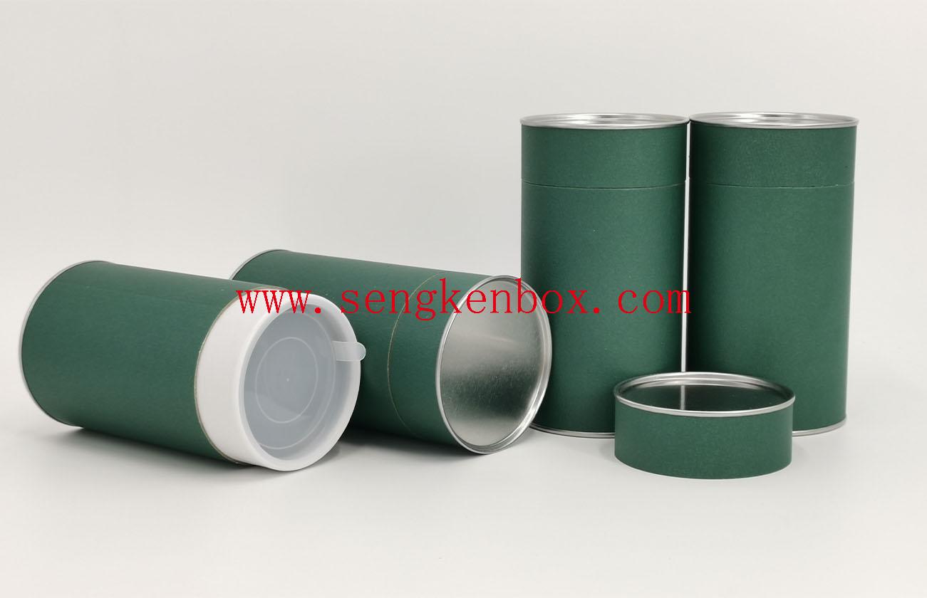 Dust-proof Plastic Cover Paper Cans Packaging