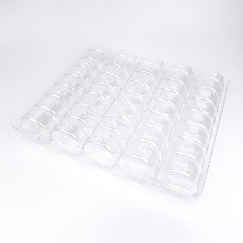 40 macaron plastic blister box