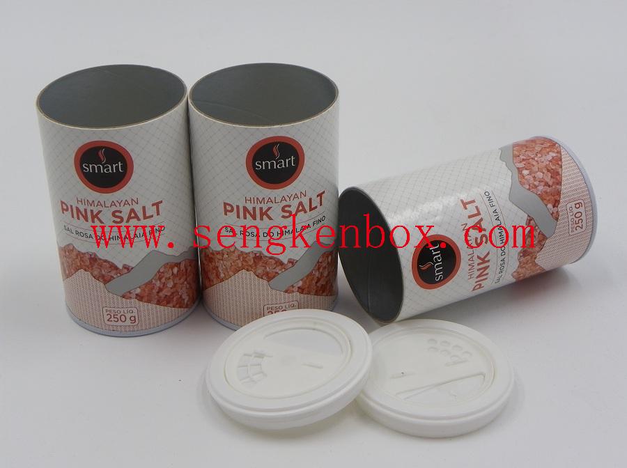 Salt Packaging Shaker Paper Tube