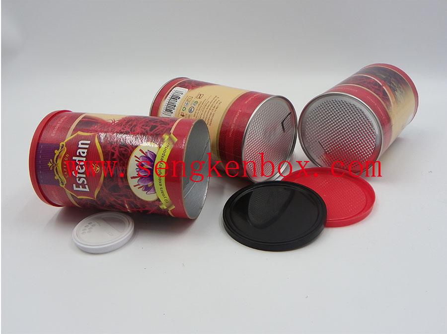 Esfedan Saffron Teas Packaging Paper Cans