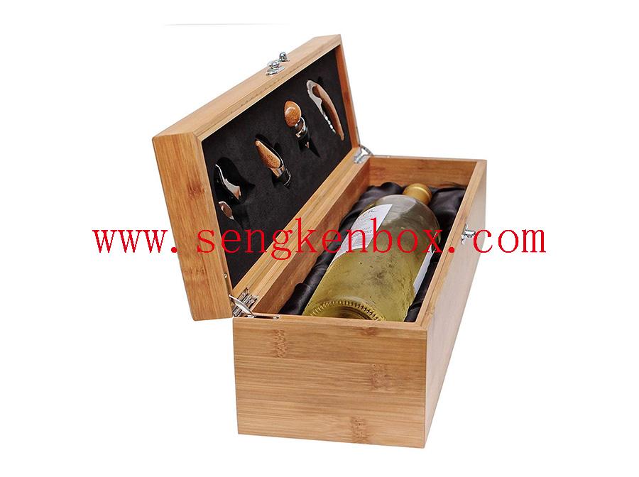 Champagne Wine Packaging Wooden Box