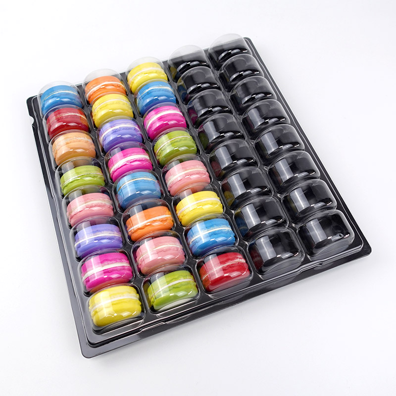 40 macarons display tray