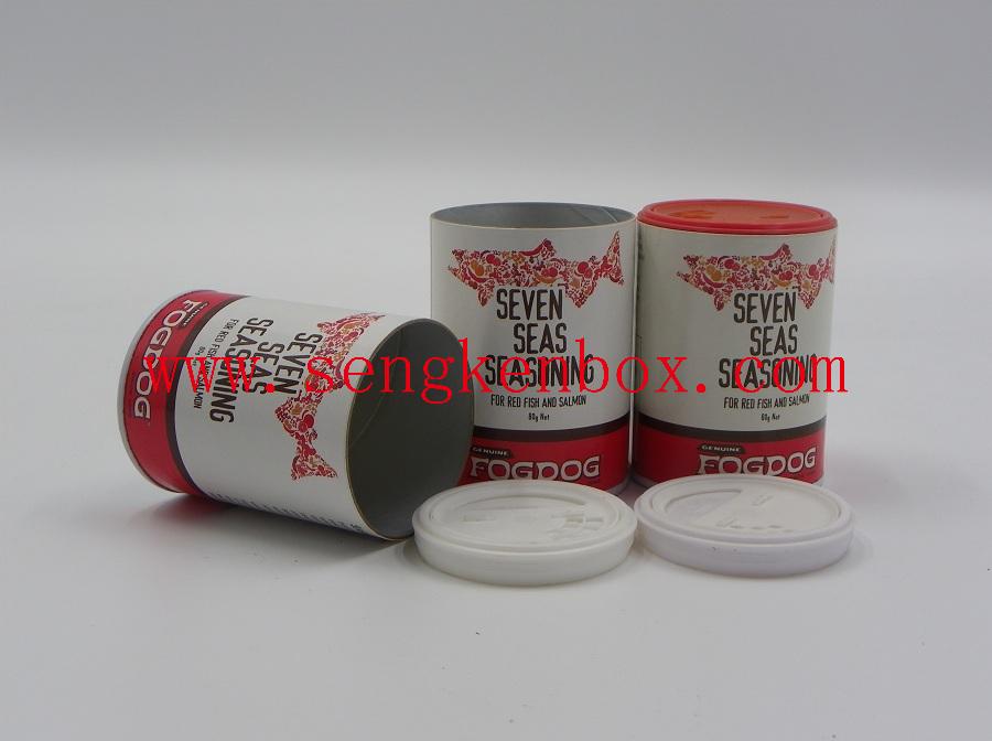 Cylinder Fish Seasonings Shaker Tube