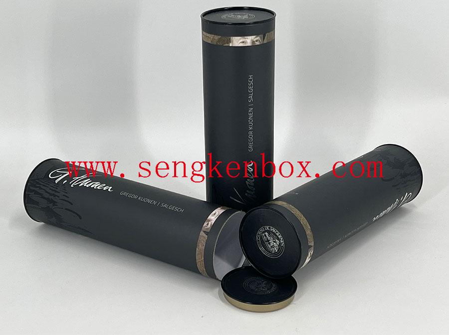 Paper Tube With Metal Lid