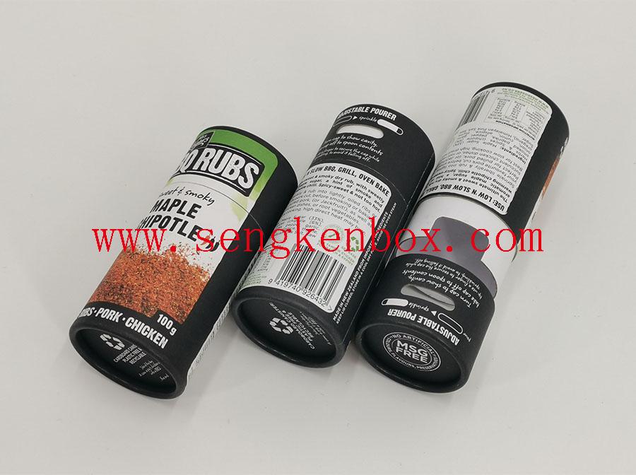 Food Grade Seasoning Paper Canister