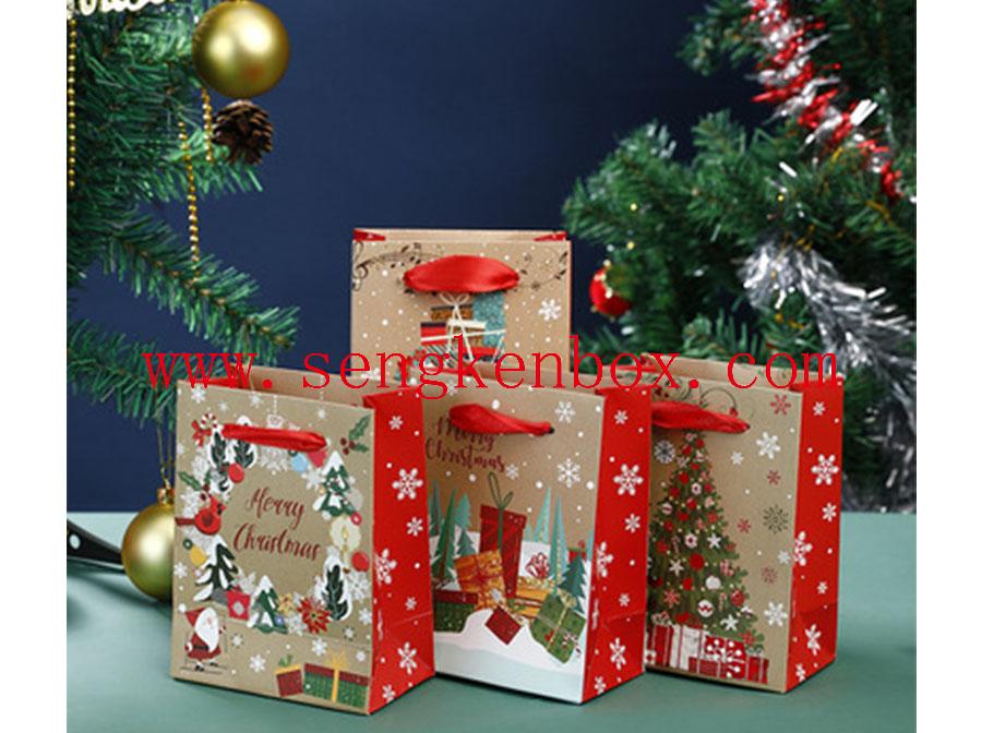 Christmas Gift Kraft Paper Bag