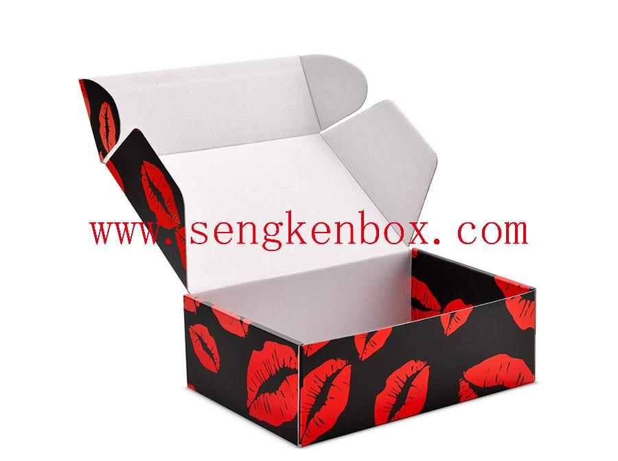 Black Lipstick Printed Cardboard Box