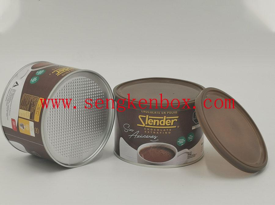 Plastic Lid Paper Cans