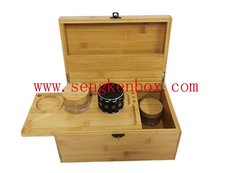 Herb Stash Wooden Case