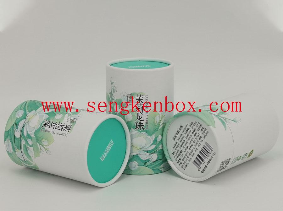 Round Paper Container Tea Packaging Tube