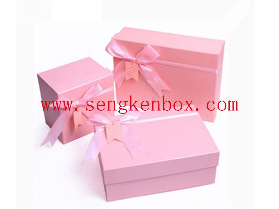 Bowknot Gift Packing Cardboard Box