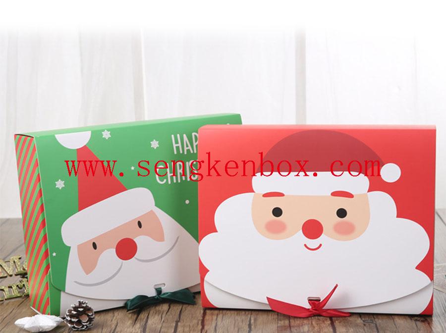 Foldable Santa Claus Paper Box