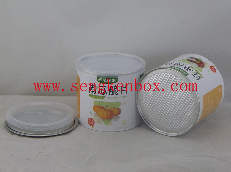 Pumpkin Crisp Food Grade Packaging Paper Cans